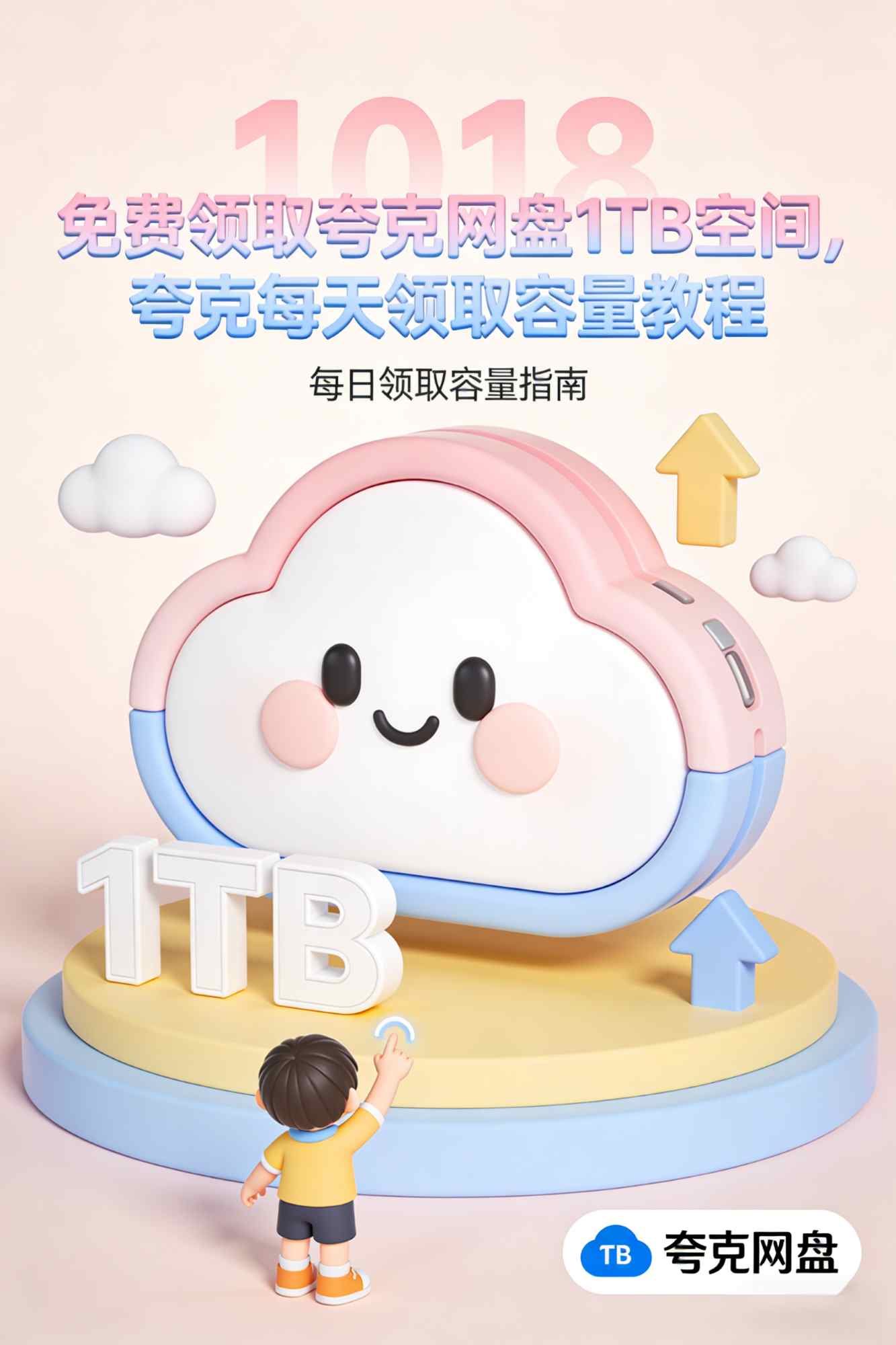 免费领取夸克网盘1TB空间，夸克每天领取容量教程 详情图