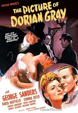 道林·格雷的画像 (1945)丨7.5分丨改编自同名原著 英语中字 奥斯卡金像奖 黑白片最佳摄影 标题图